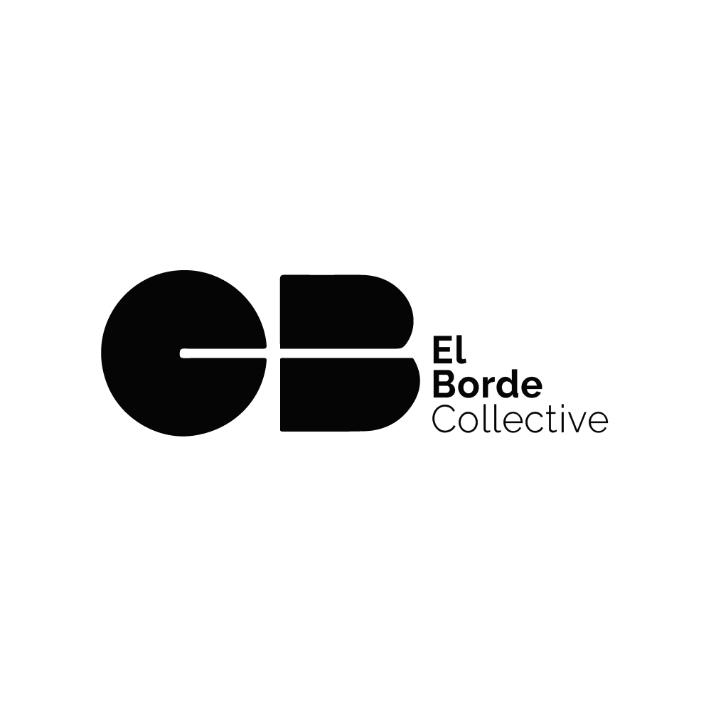 Inicio Logo de El Borde Collective en color negro
