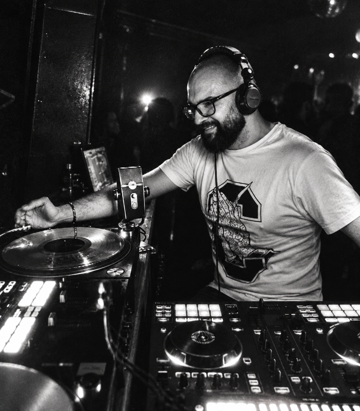 Dj Nead Iván Cantero maestro de Dj Lab en La Inkieta 34